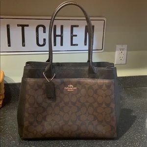 Leather Coach Bag - barely used